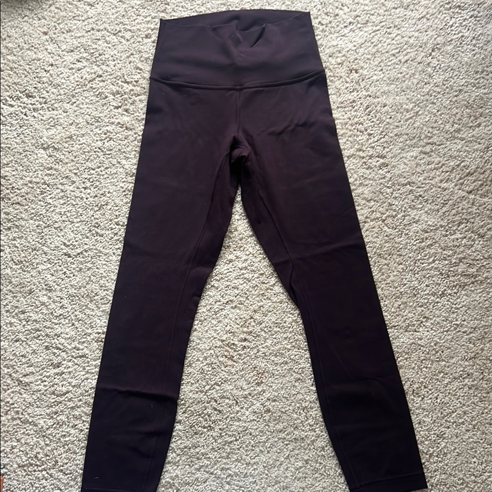 Lululemon Athletica Purple Leggings High Waist Compression